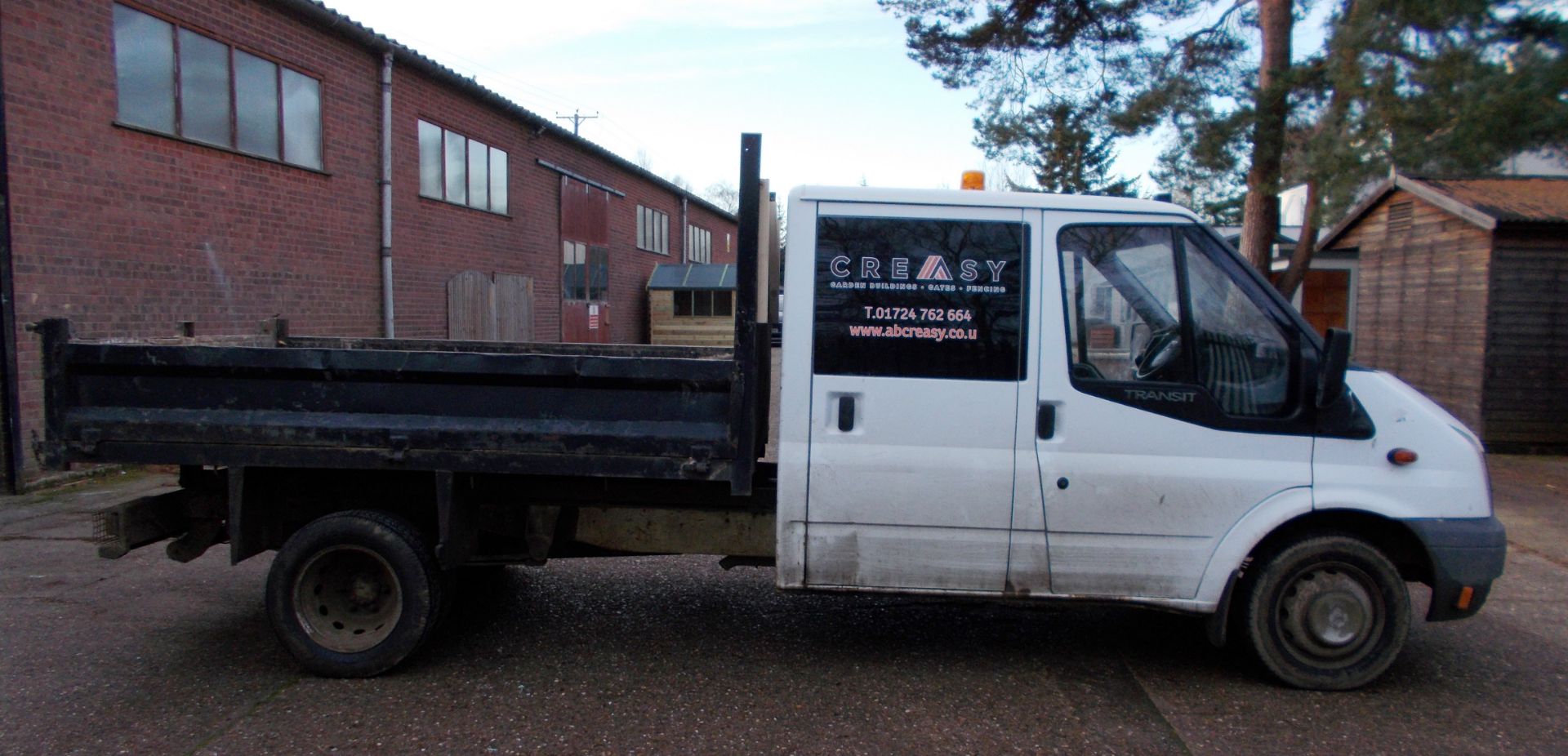 Ford Transit 350 Double Cab Tipper, Registration FV08 GVO, odometer reading at time of catalogue - Image 2 of 12