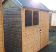 7ft x 5ft apex roof shed. RRP £635. *Purchaser res