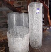 Assortment of wire netting