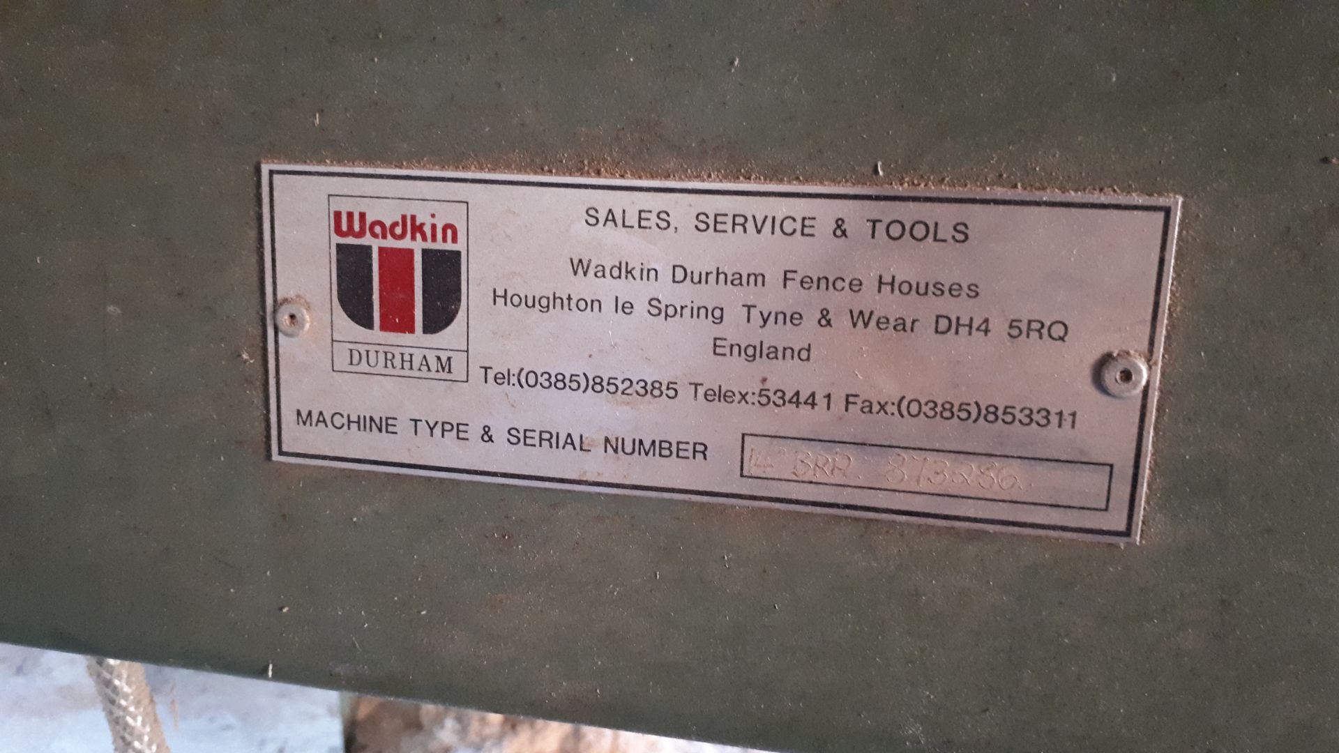 Wadkin 14” BRA radial arm saw, Serial number 87328. *To be disconnected by qualified engineer - Image 4 of 4