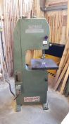 Dominion 14” bandsaw, Machine number 322. *To be disconnected by qualified engineer