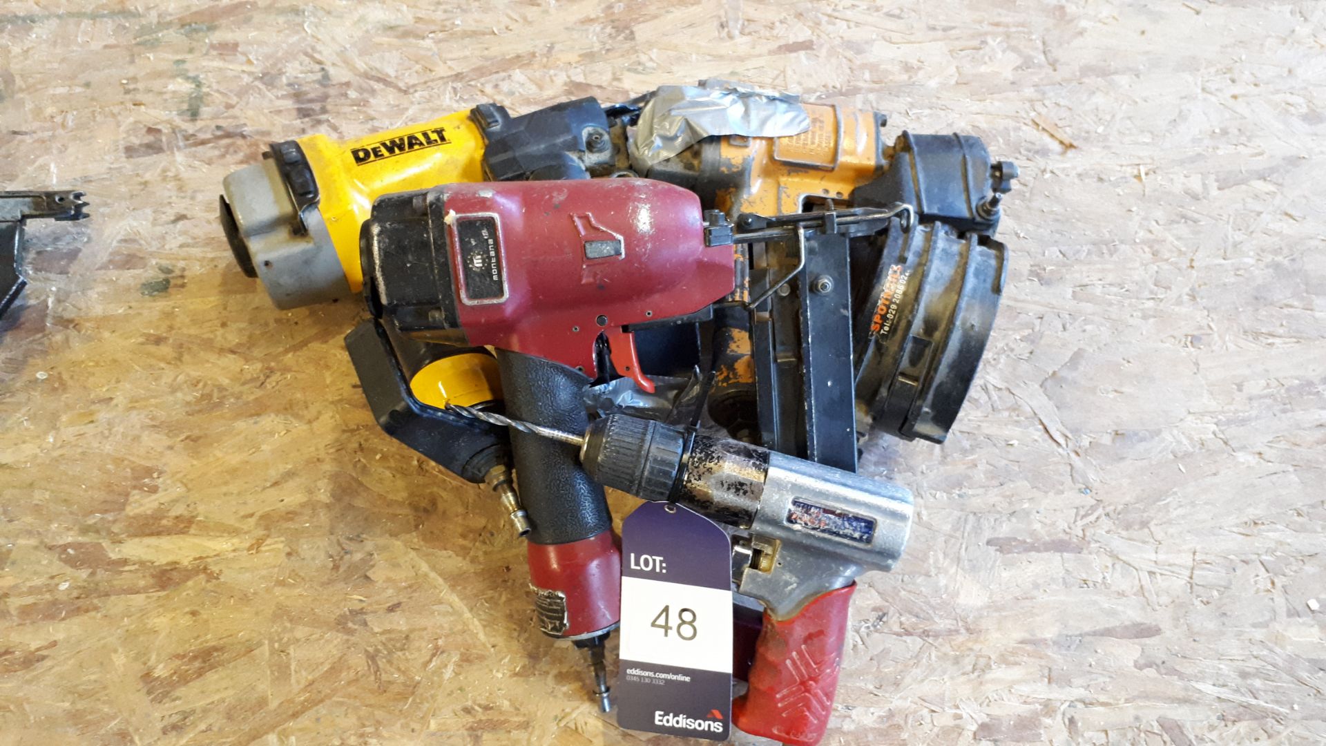 Assortment of air tools