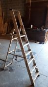 6 Tread aluminium step ladder