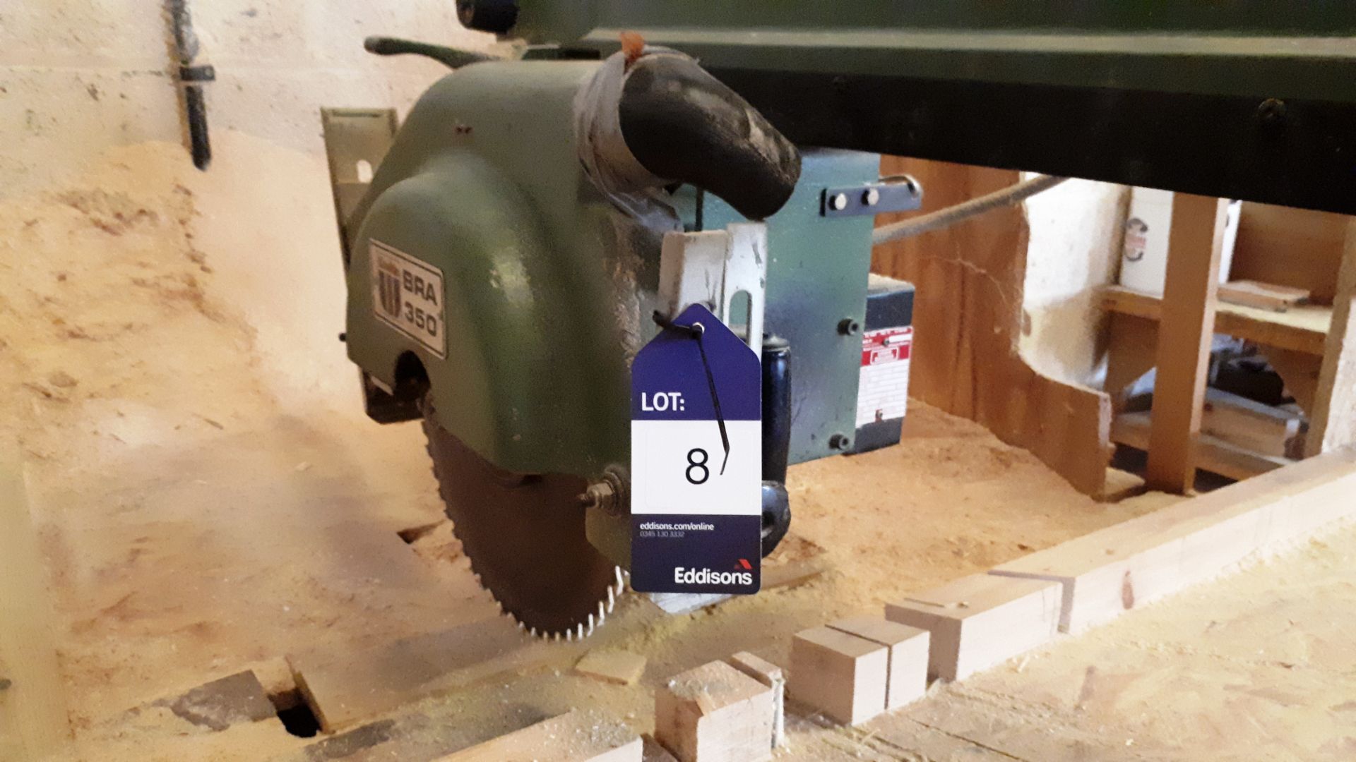 Wadkin Bursgreen BRA350 radial arm saw. *To be disconnected by qualified engineer - Image 3 of 3