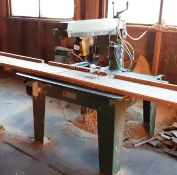 Wadkin 14” BRA radial arm saw, Serial number 87328. *To be disconnected by qualified engineer