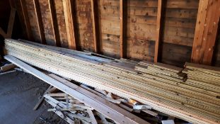 Assortment of weatherboard and barrel board cladding