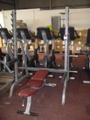 * A Body Solid Multi Position Chest Press Frame for the use of plate weights together with a Life