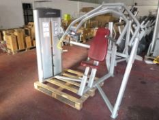 * A Life Fitness 3 in 1 Chest Press S/N 101238811201. Please note there is a £10 Plus VAT Lift Out