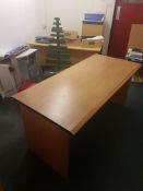 * 1600mm x 700mm x 710mm (Width x Depth x Height) desk. Please note this lot is located at Bayram