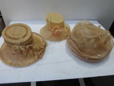 * A Selection of Ladies Formal Hats to include ''Coppeli Condici'' and ''A Hat Studio Design (3) (