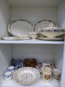 Meakin Dinnerware, Oriental Puzzle Box, Royalty Commemorative Mugs etc. (est £20-£30)