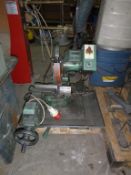 * A Pedrazzoli Brown 300 S/N 042519 YOM 2001 3PH Metal Working Pull Down Saw. Please note there is a