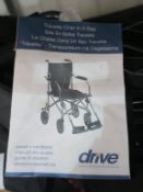 A Drive-Medical Travelite Chair in a Bag