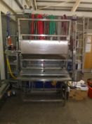 * A Hunter-Neil Stainless Steel Bottling Line S/N TWO 5/50 complete with Conveyor Belt. Please note