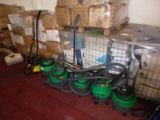 5 x HEPA Victor Vacuums and another