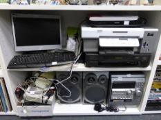 A lot to include Lenmark 4431-Woe Printer, AIWA NSX-R20 Digital Audio System etc (est. £20-£40)