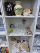 Fielding Chamberpot, Beswick Vases, collection of Glassware, collection of Linen and Lace etc. (