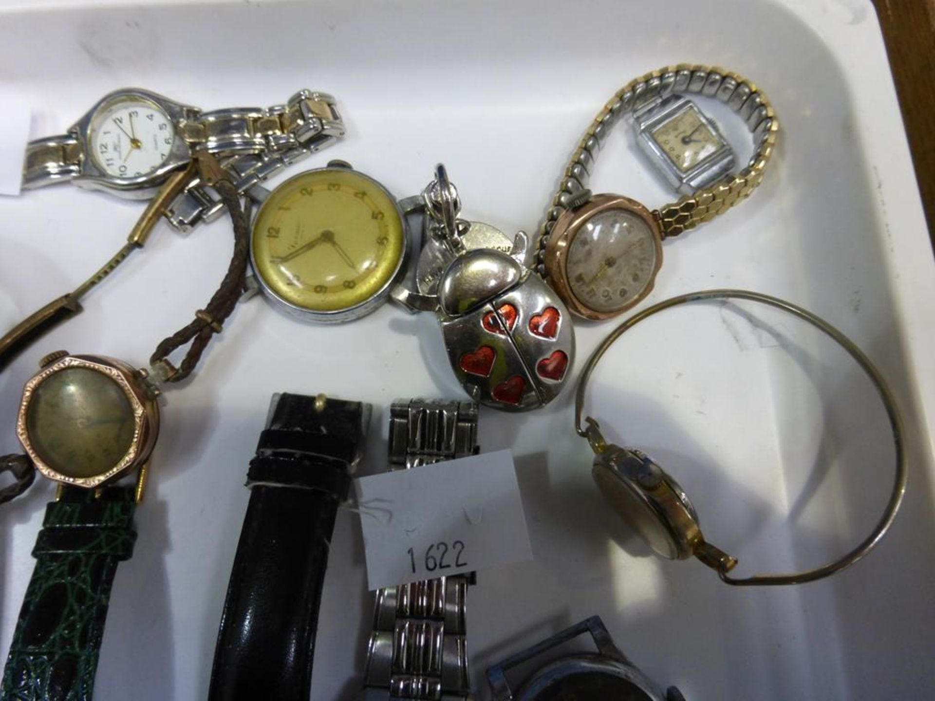 A selection of assorted Wristwatches with straps and bracelets, including two 9ct Gold Watches ( - Image 4 of 6