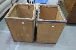 Two Early Tea Transport Boxes (est £20-£40)