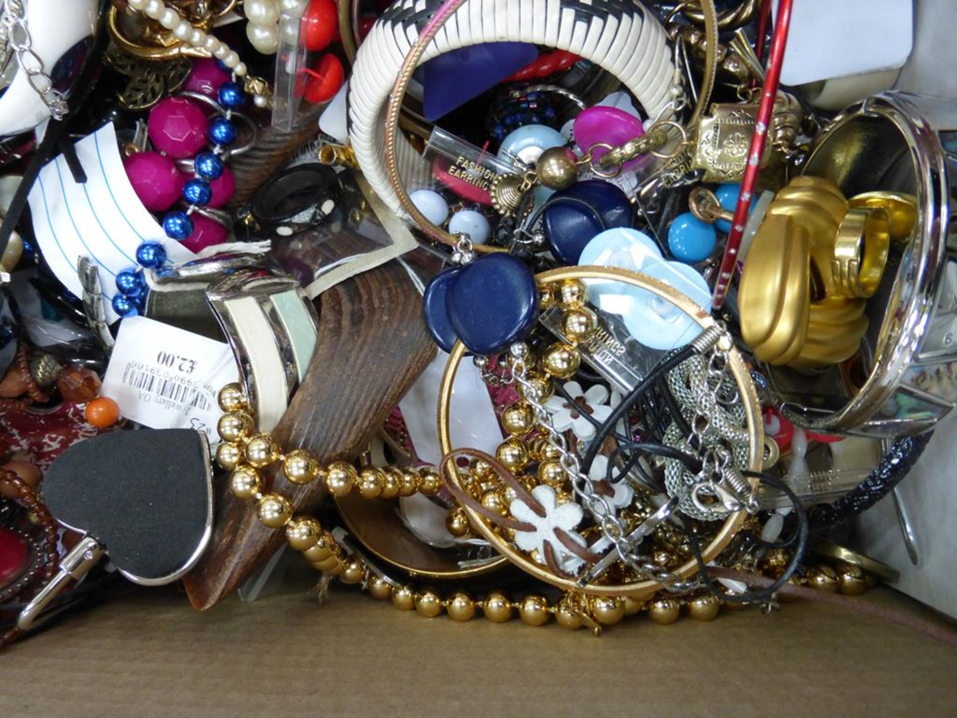 A box of Costume Jewellery. This lot is being sold on behalf of a charity without reserve or - Image 2 of 3