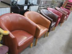 6 x Various Tub Chairs