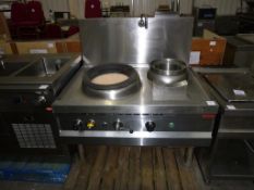 * NGKB 11-90 Ex Demo Nayati Professional Gas Wok range (1 x Wok and 1 x Soup Ring) with Air