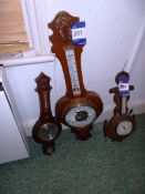 3 x assorted barometers in need of repair