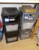 2 x 4 section plastic cabinet