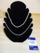 FWP necklace with 18ct clasp rrp.£225, Culture pea