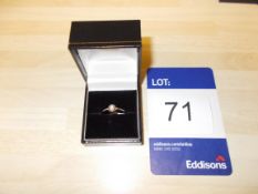 18ct white gold solitaire diamond ring rrp.£395