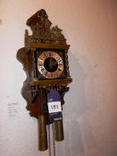 Dutch striking wall clock rrp.£350