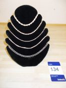 Silver box chain rrp.£29, Silver rope chain rrp.£4