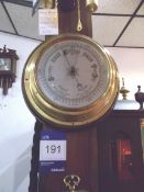 Brass & Wood barometer c1930 rrp.£95
