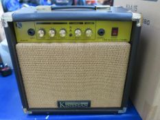 * A new boxed Kinsman Model KAA15 Acoustic Guitar Amplifier (RRP £95)