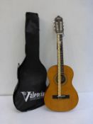 * A new boxed Valencia Classical Guitar in Antique Natural Finish, Model VC202 W/B 1/2 size (RRP £
