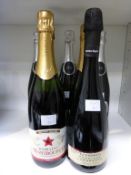 * Three Bottles of Ondarre Cava Brut Reserva, Two Bottles of Lambrusco Reggiano Secco and Two