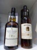 * A Bottle of Glen Elgin 12 yo Single Malt and a Bottle of Aberlour 10 yo (2) The Glen Elgin: