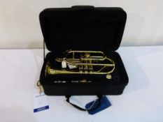 * A Brass Artemis Cornet with hard case (boxed) (RRP £175)