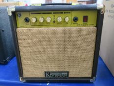 * A new boxed Kinsman 15W Acoustic Amplifier with chorus Model KAA15 (RRP £115)