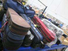 * Over 30 Soft and Hard Cases for Violins, Mandolins, Banjos and Ukeleles totalling over £600 RRP to