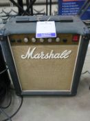 * A Marshall lead 12 model Amplifier (model 505 12 Watt Rms/8 OHM) (est £200-£300)