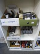 * Four shelves of miscellaneous items including Saxophone Accessories, Keyboard Covers,