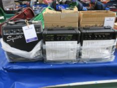 * Two new boxed Kinsman 10W Bass Amplifiers Model BB10B5 (RRP £49 each) together with a used