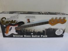 * A new boxed Encore ''Play Now'' Blaster Bass Guitar Pack which includes an Encore E4 Blaster