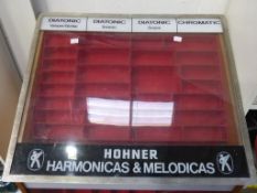 * A Hohner ''Harmonicas & Melodicas'' Display Stand/Unit on Wheels