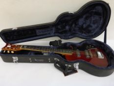 * Used unbranded 6 string Electric Guitar with hard case (est £80-£100)