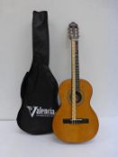 * A new boxed Valencia Classical Guitar in Antique Natural Finish, Model VC203 W/B 3/4 size (RRP £