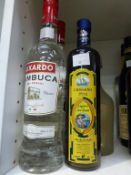 * 2 Bottles of Luxardo Sambuca Dei Cesari, a Bottle of Patron Citronge Orange Liqueur and a bottle