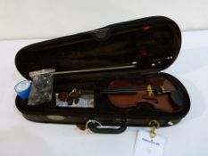 * A Stentor Student 1/16 Violin Outfit in bespoke fitted hard case (RRP £80)