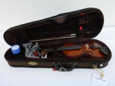 * A Stentor Student 1/8 Violin Outfit housed in bespoke hard case (RRP £75)